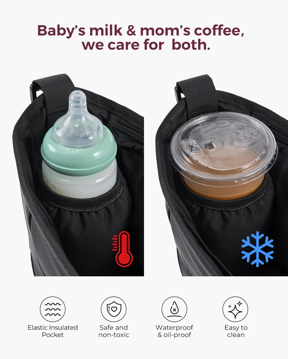 Momcozy Universale Kinderwagen-Organizer