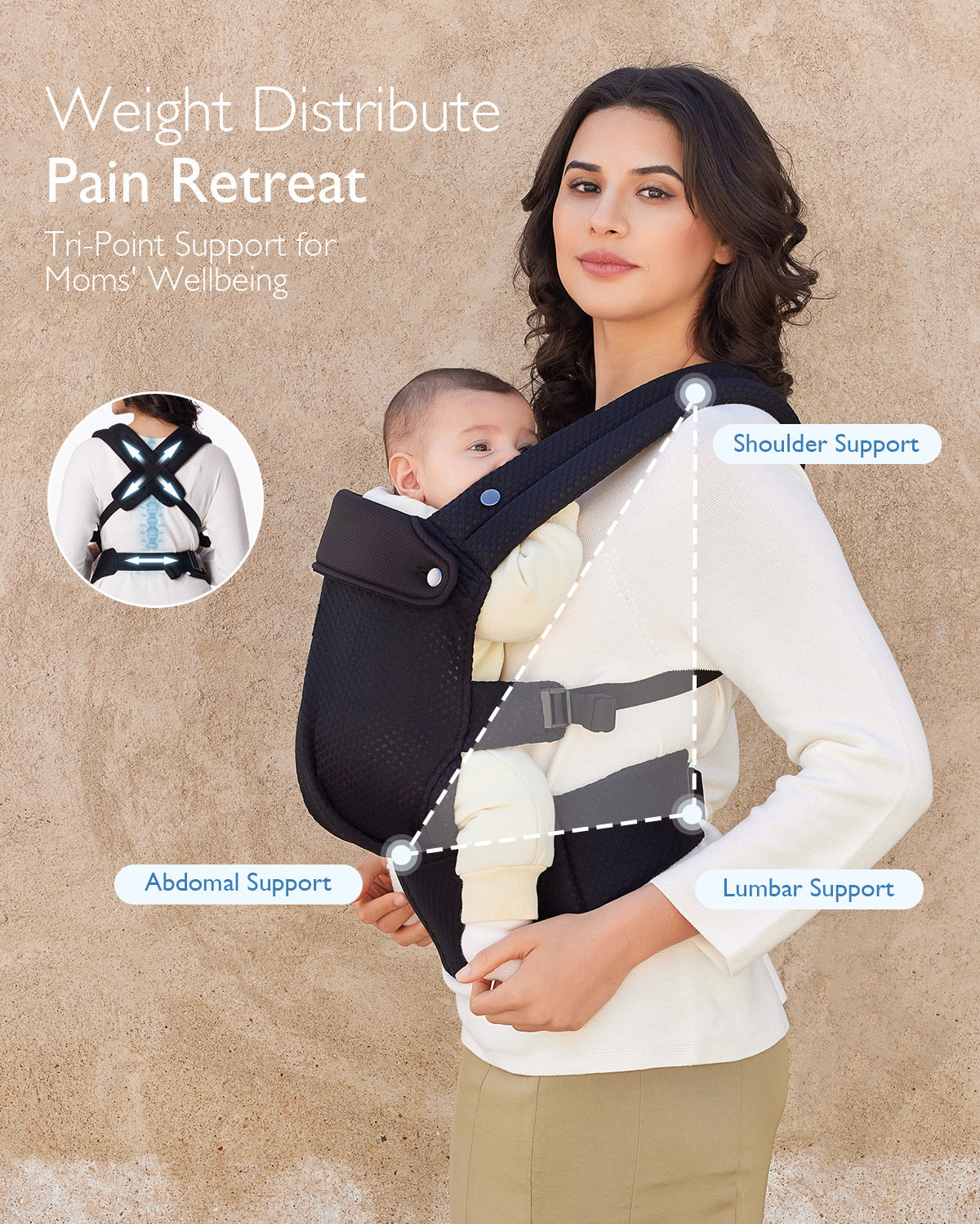 Momcozy PureHug Air Mesh Babytrage