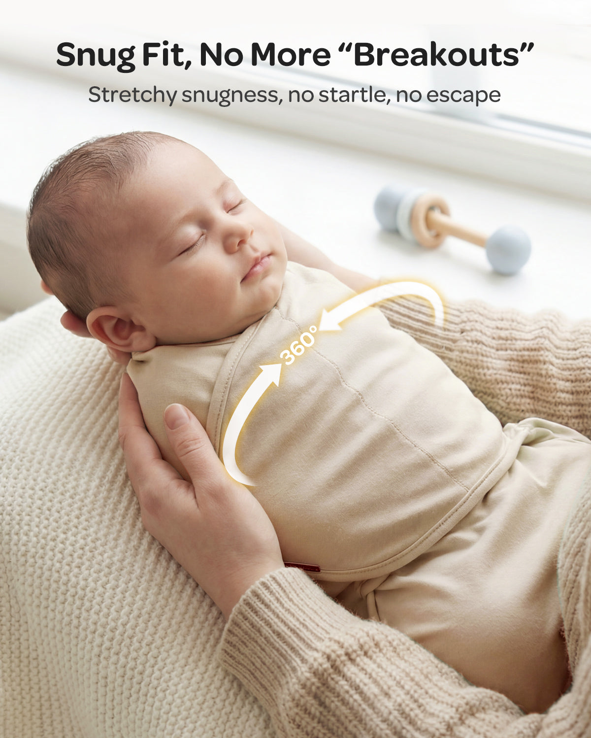 Momcozy Easy-Pucktuch für Babys von 0–3 Monaten