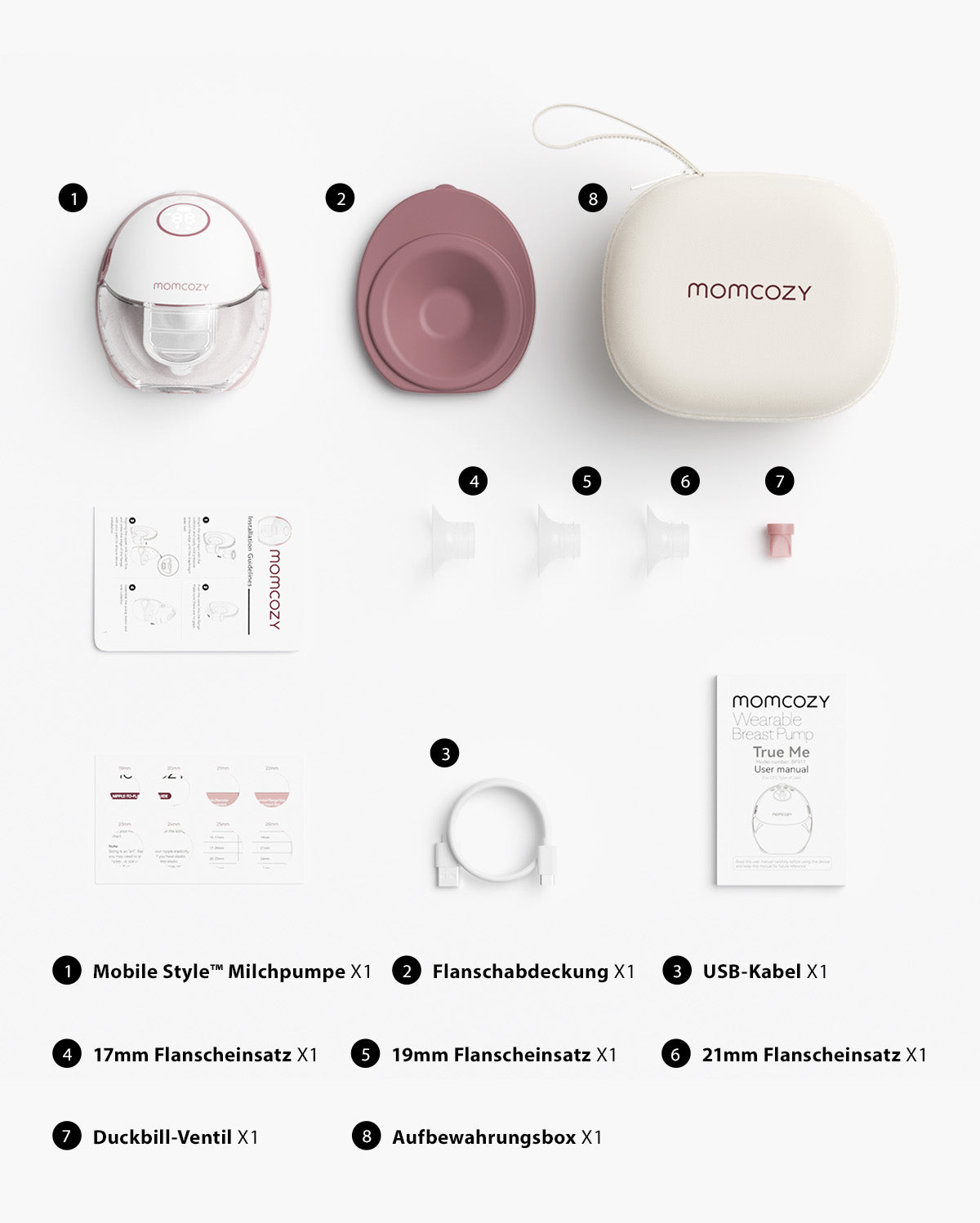 Momcozy Mobile Style™ Freihändige Milchpumpe | M6