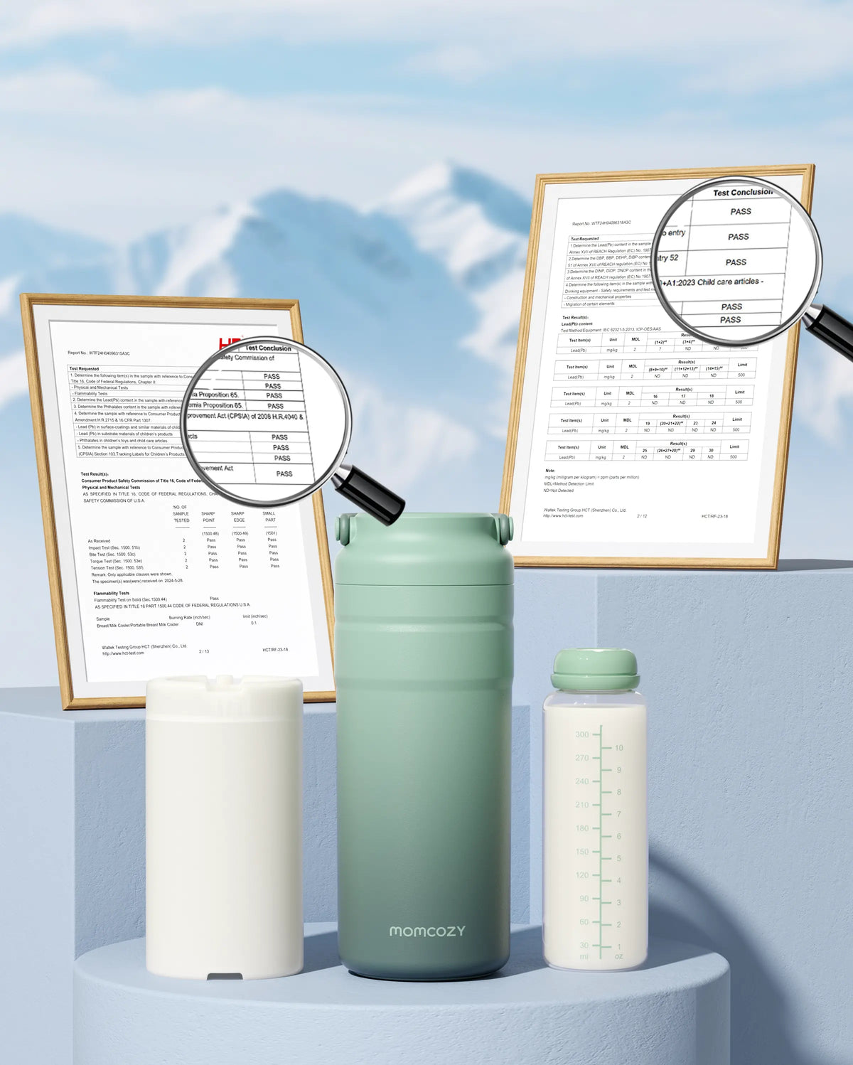 Tragbarer Muttermilchkühler für Outdoor - 355 ml