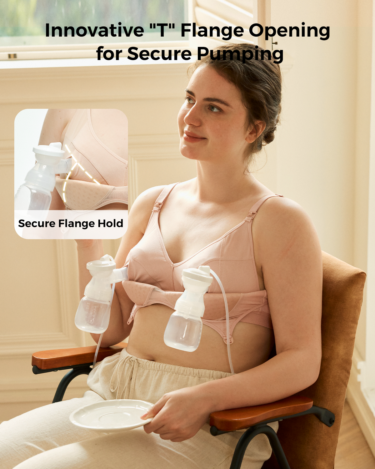 Momcozy Tencel™-Gewebe Kabelloser & nahtloser Pump-BH
