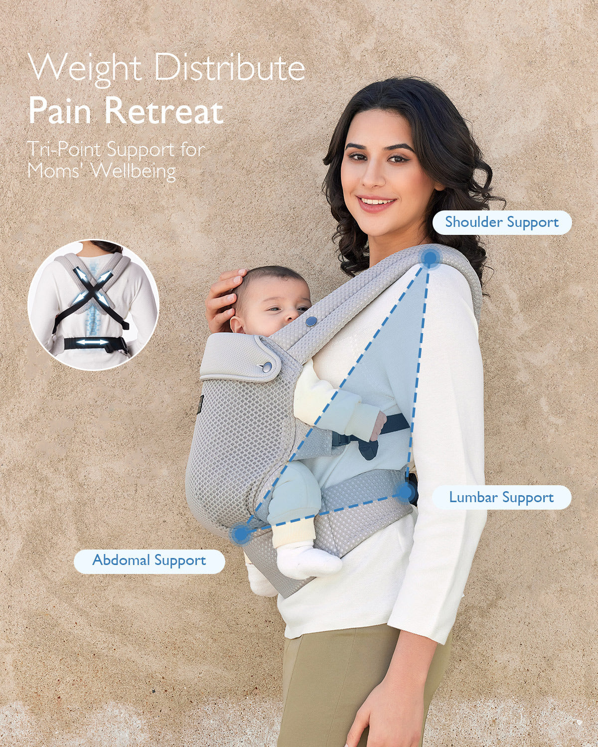 Momcozy PureHug Air Mesh Babytrage