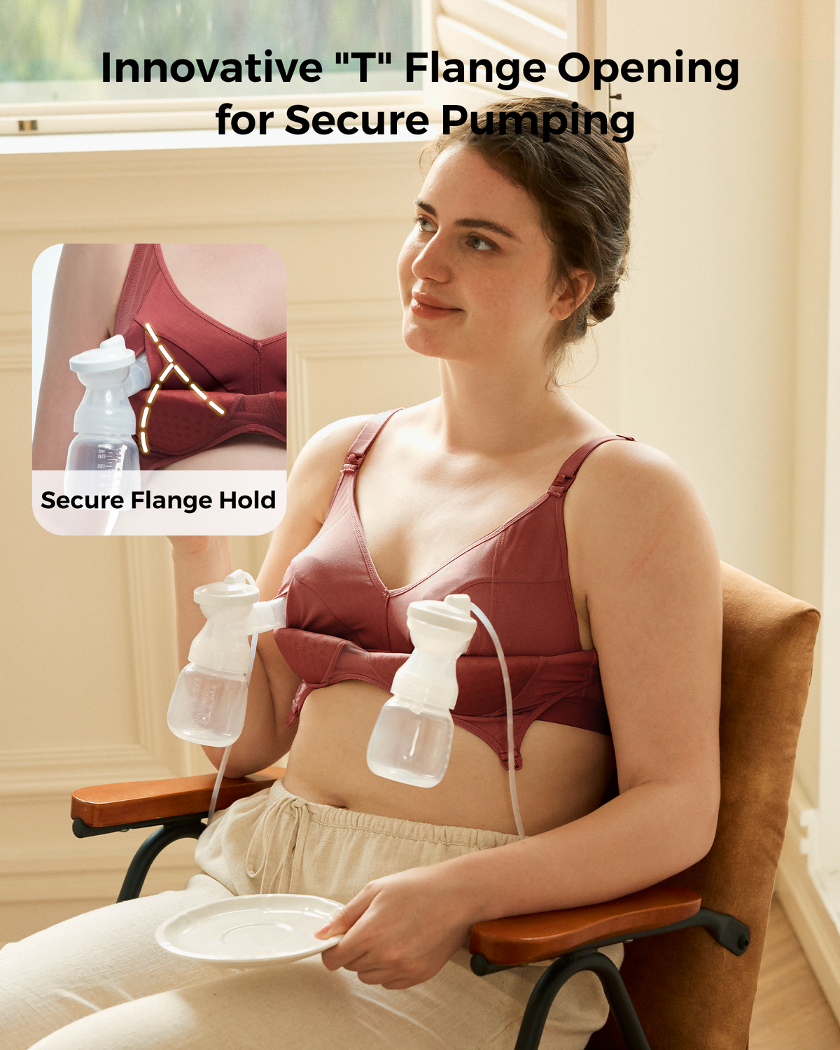 Momcozy Tencel™-Gewebe Kabelloser & nahtloser Pump-BH