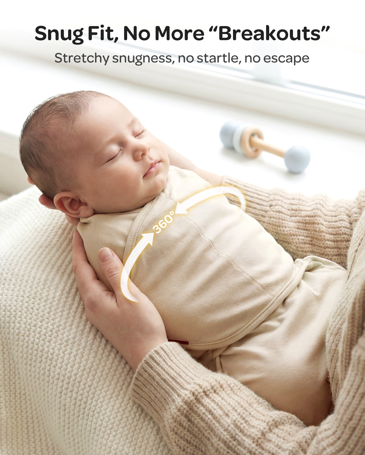 Momcozy Easy-Pucktuch für Babys von 0–3 Monaten