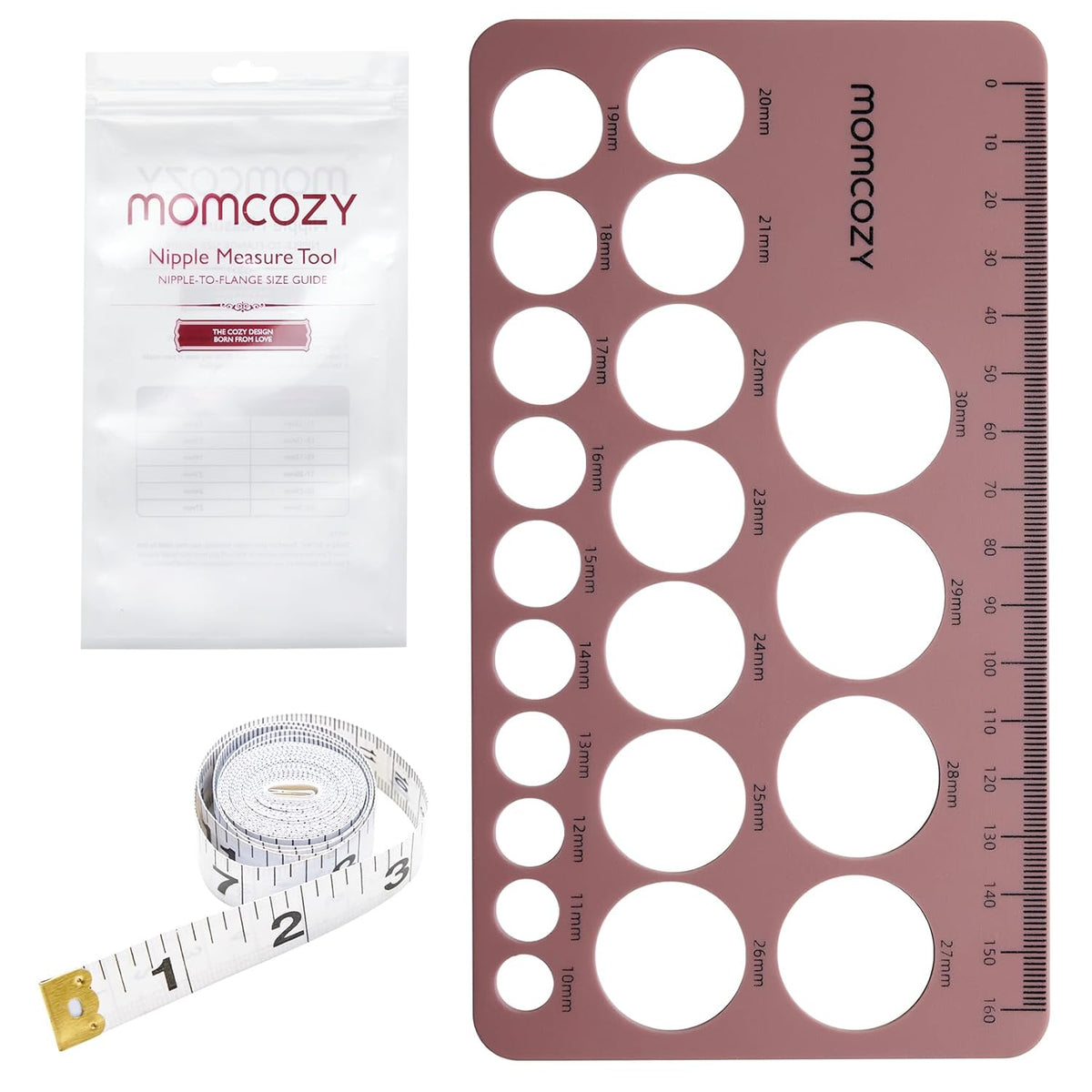 Momcozy Brustwarzen-Messlineal