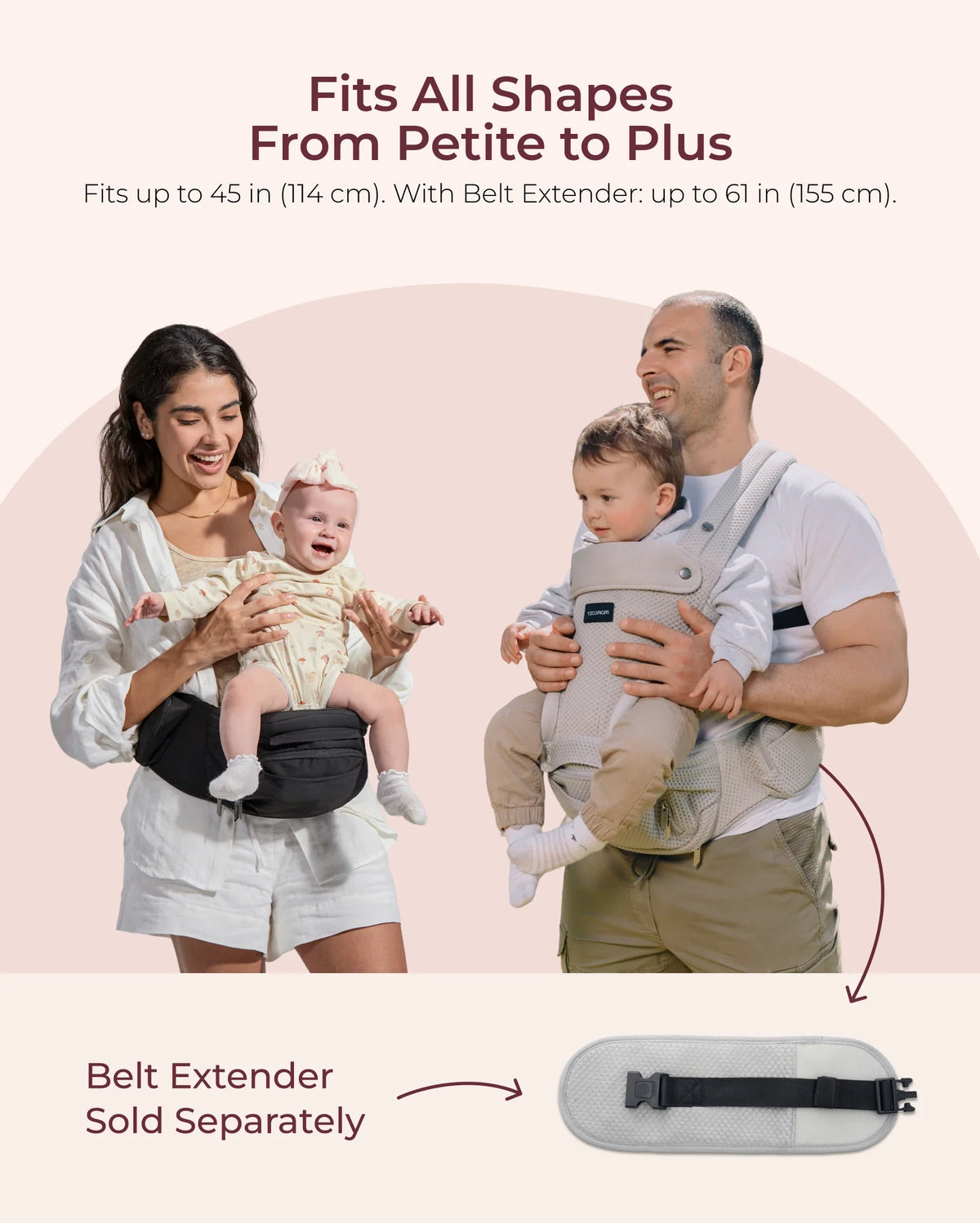 Momcozy Move2Fit Hüftsitztrage