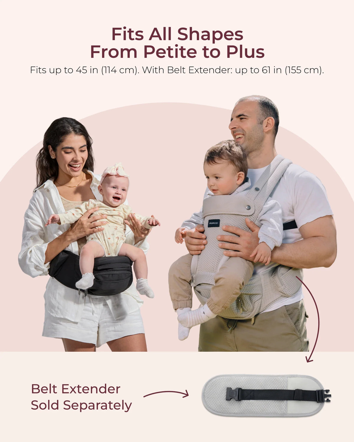 Momcozy Move2Fit Hüftsitztrage