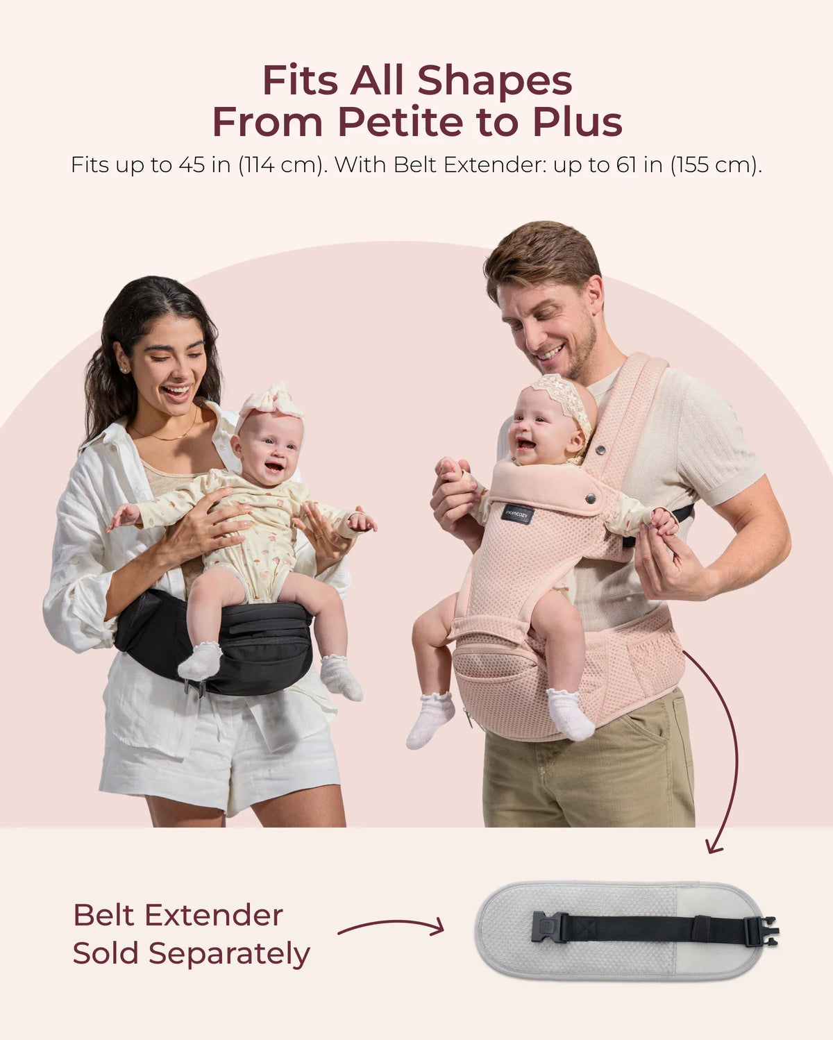 Momcozy Move2Fit Hüftsitztrage