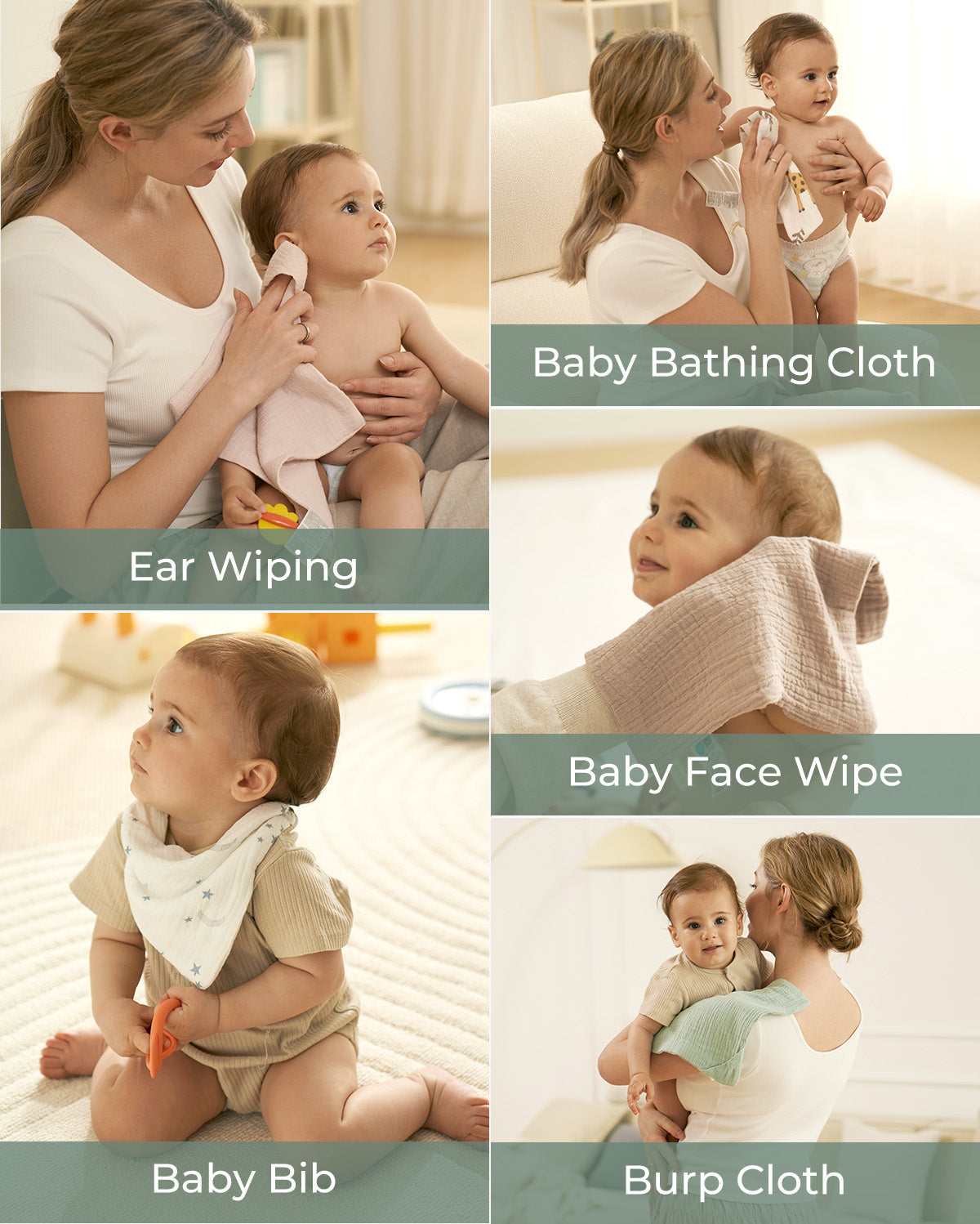 MOMCOZY CORALE VLEECE HOODED BADE TEIL