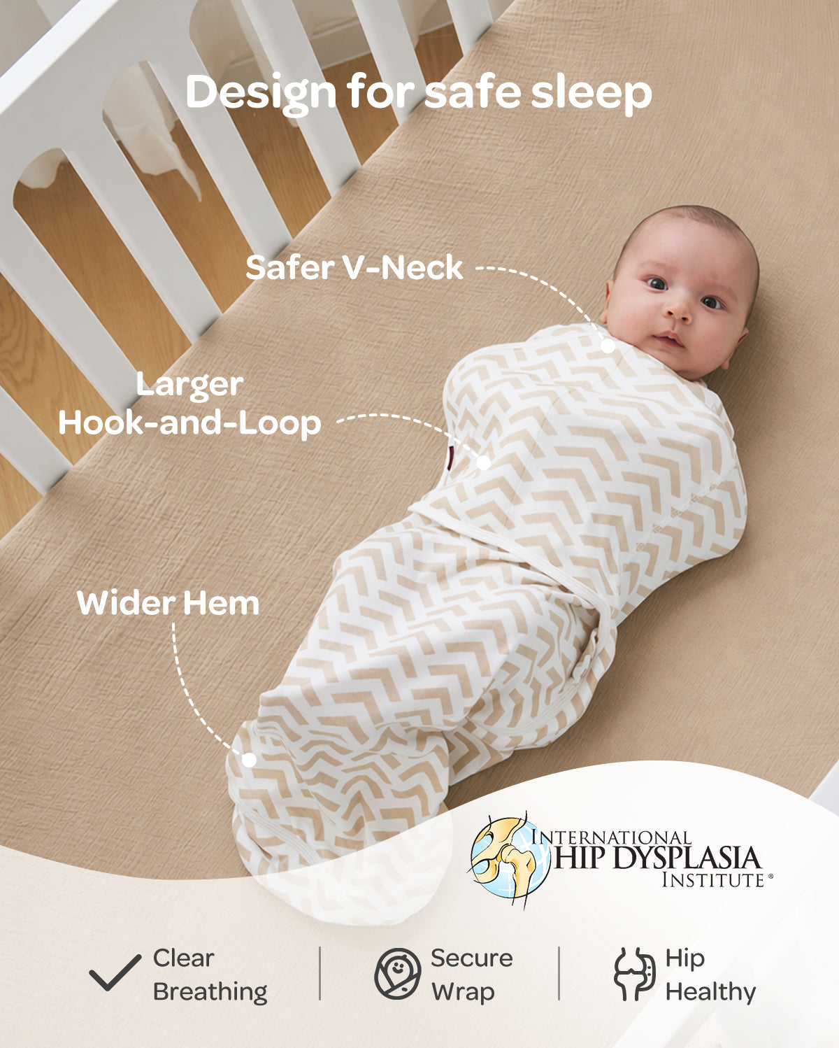 Momcozy Easy-Pucktuch für Babys von 0–3 Monaten