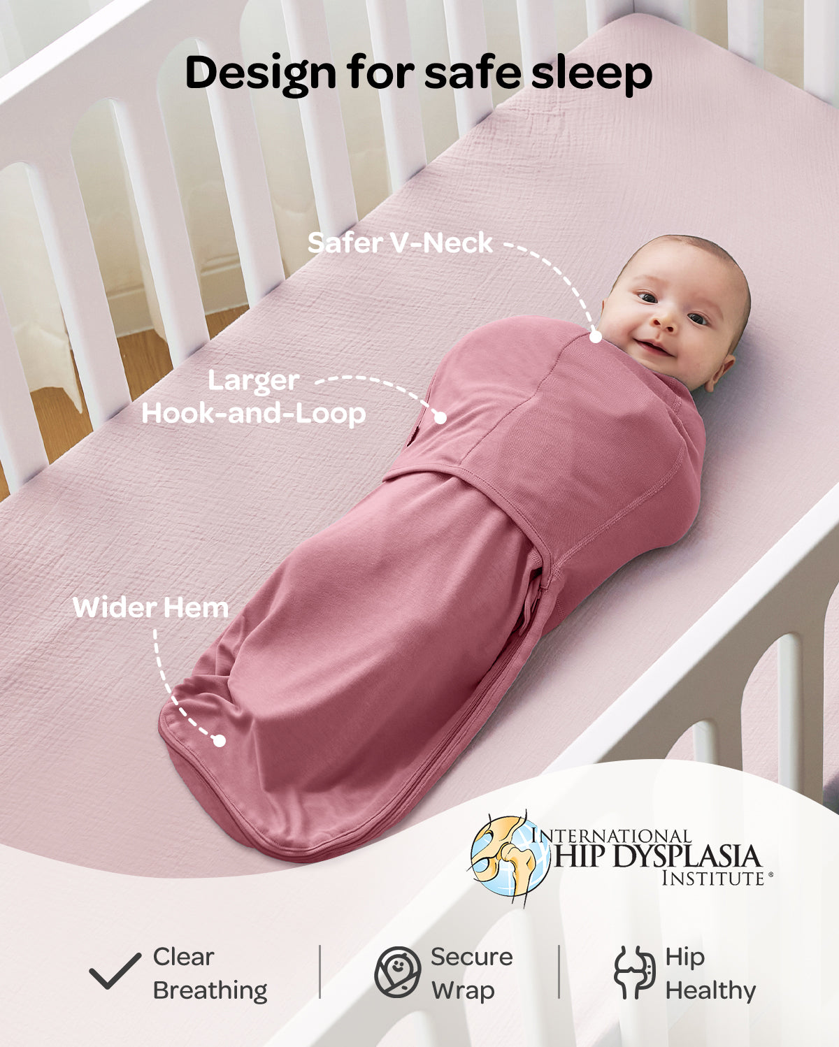 Momcozy Easy-Pucktuch für Babys von 0–3 Monaten