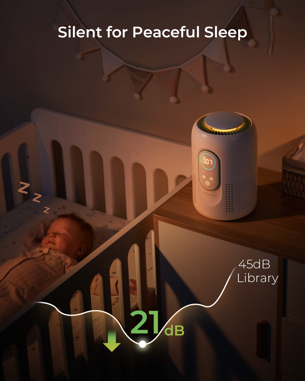 Momcozy CozyBreath Baby-Luftreiniger