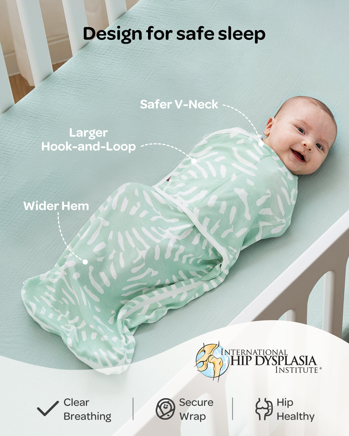Momcozy Easy-Pucktuch für Babys von 0–3 Monaten