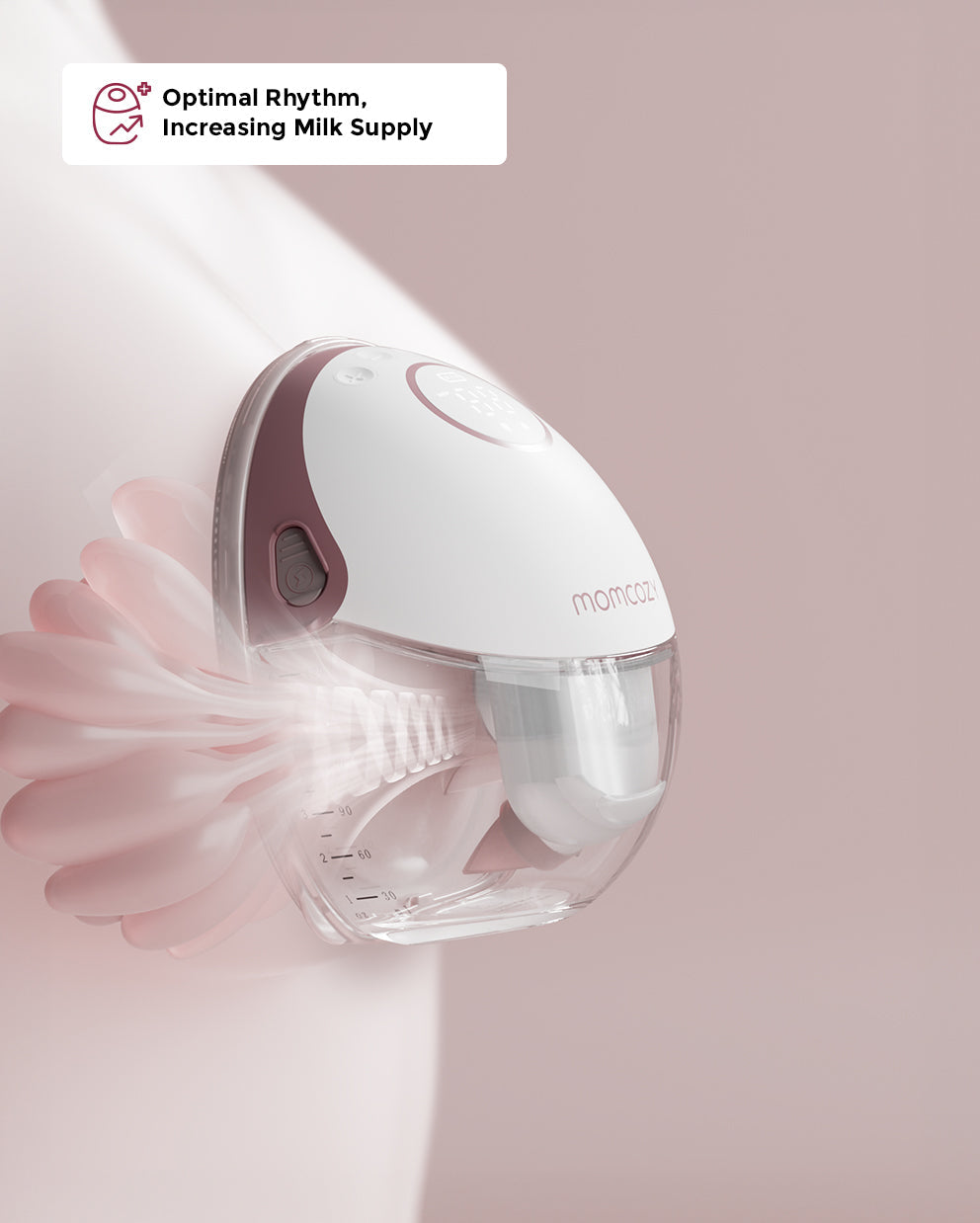 Momcozy M6 Milchpumpe mit optimiertem Abpumprhythmus zur Anregung der Milchbildung