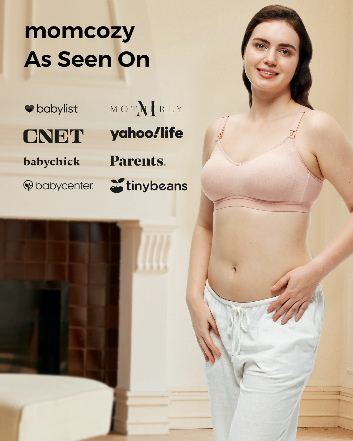 Momcozy Tencel™-Gewebe Kabelloser & nahtloser Pump-BH