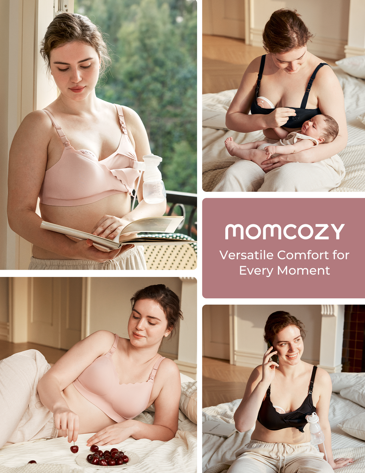 Momcozy Kühlender freihändiger Still- und Pump-BH