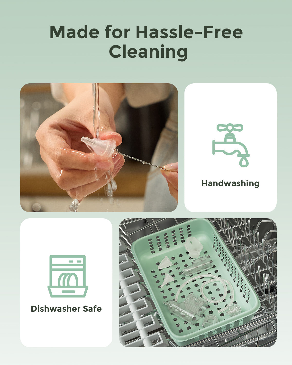 Momcozy BreezyClear Pro™ 2-in-1 Elektrischer Nasensauger mit Sprüh- und Saugfunktion