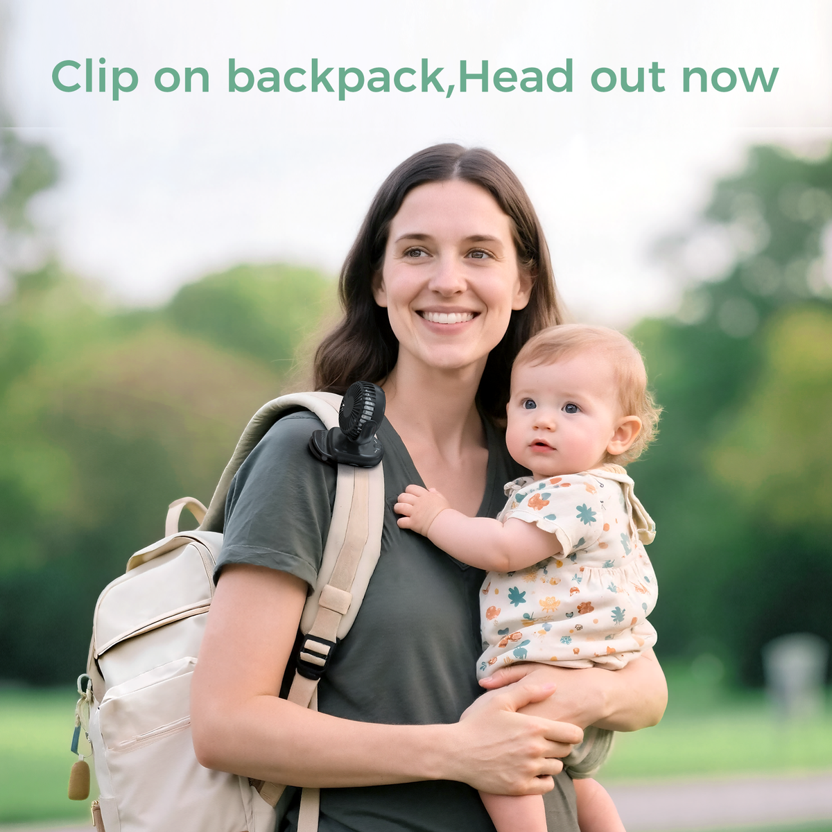 Momcozy Clip-On 4-Gang Kinderwagen-Ventilator