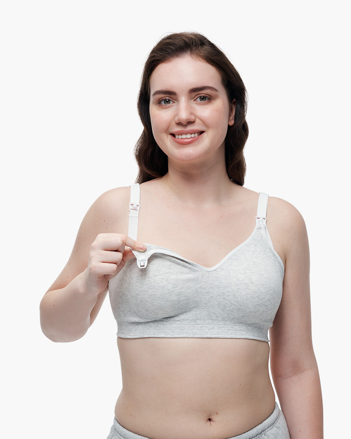 Momcozy Weicher U.S. Baumwolle Nahtloser Mutterschafts-BH