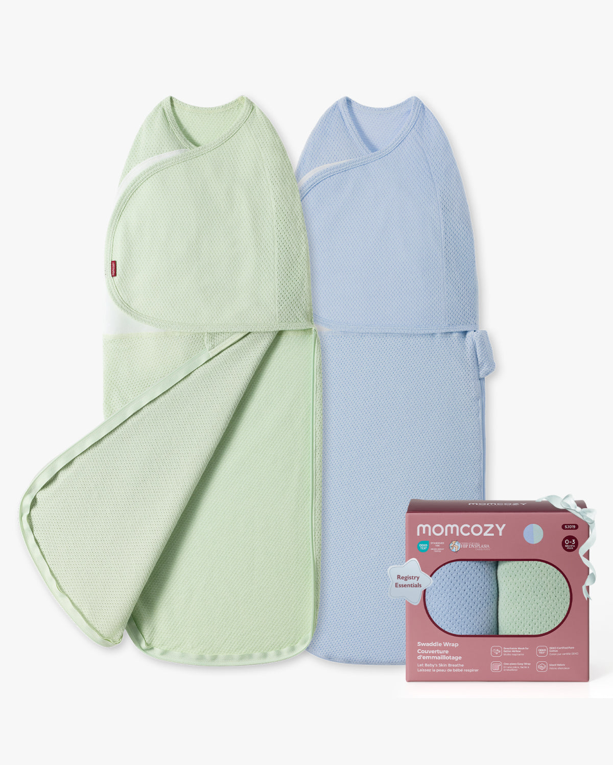 Momcozy atmungsaktives Airflow-Pucktuch für Babys von 0–3 Monaten