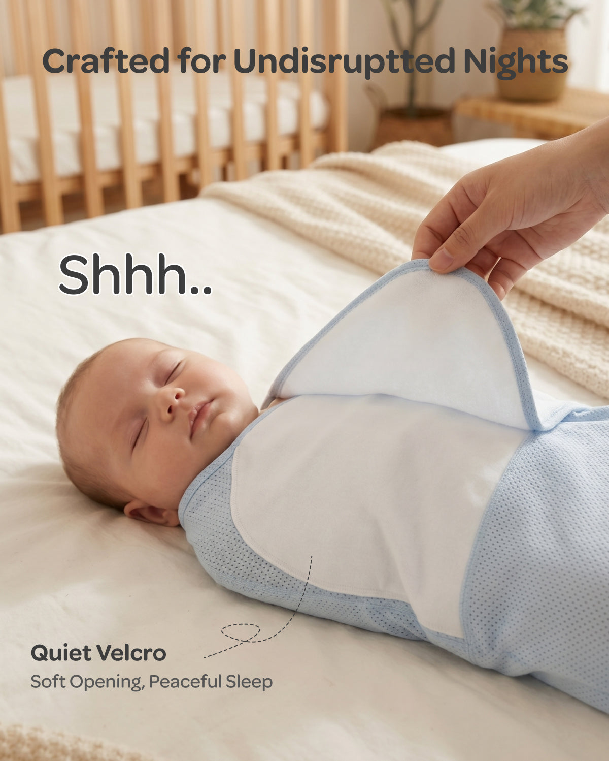 Momcozy atmungsaktives Airflow-Pucktuch für Babys von 0–3 Monaten