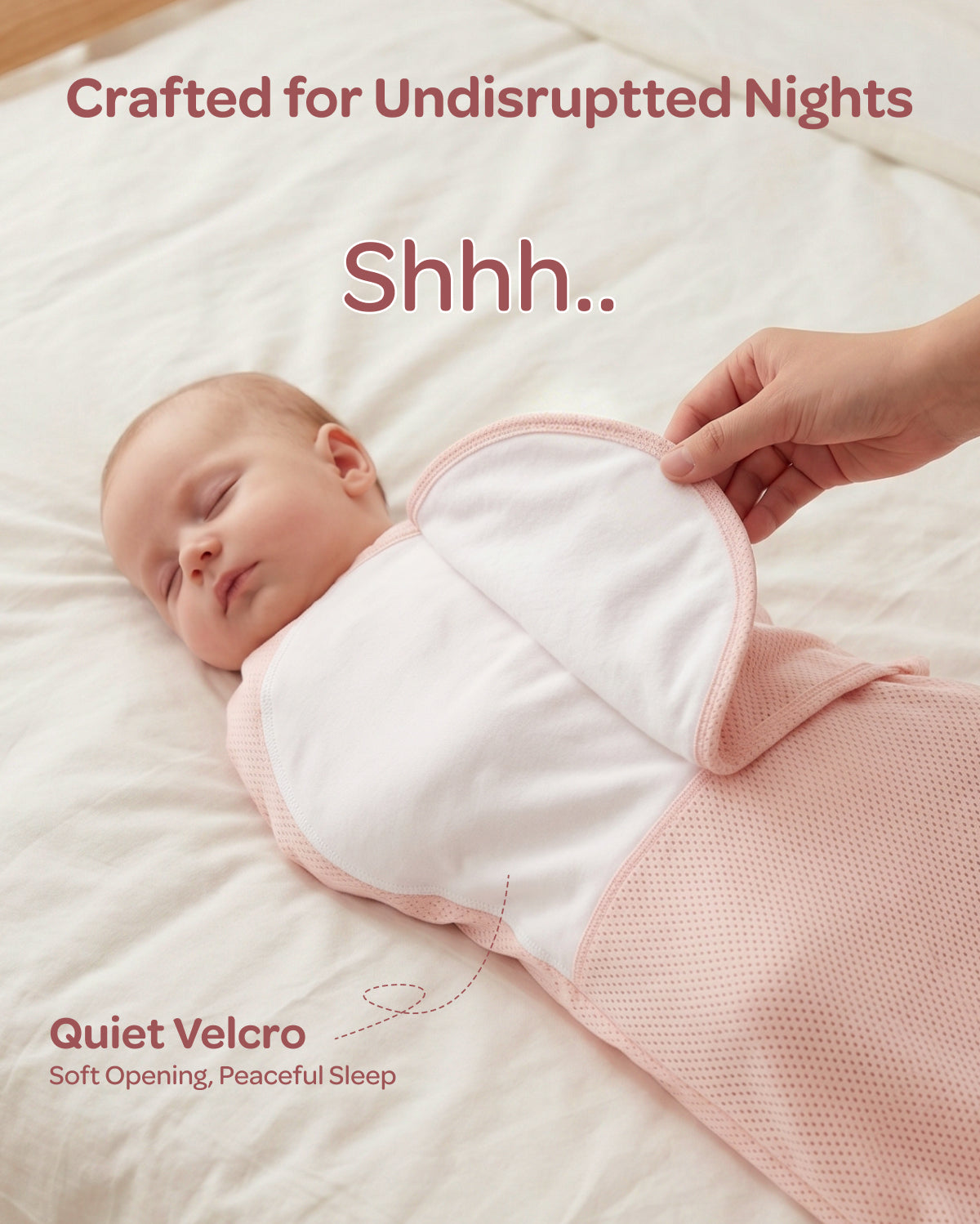 Momcozy atmungsaktives Airflow-Pucktuch für Babys von 0–3 Monaten