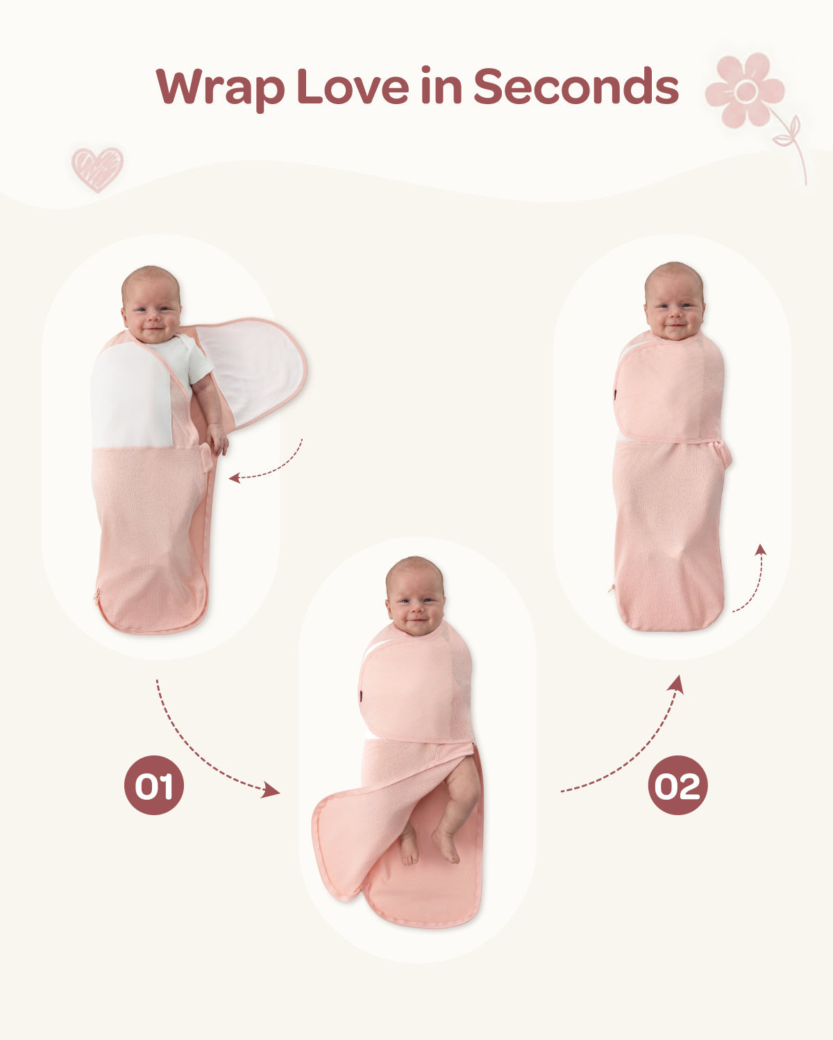 Momcozy atmungsaktives Airflow-Pucktuch für Babys von 0–3 Monaten