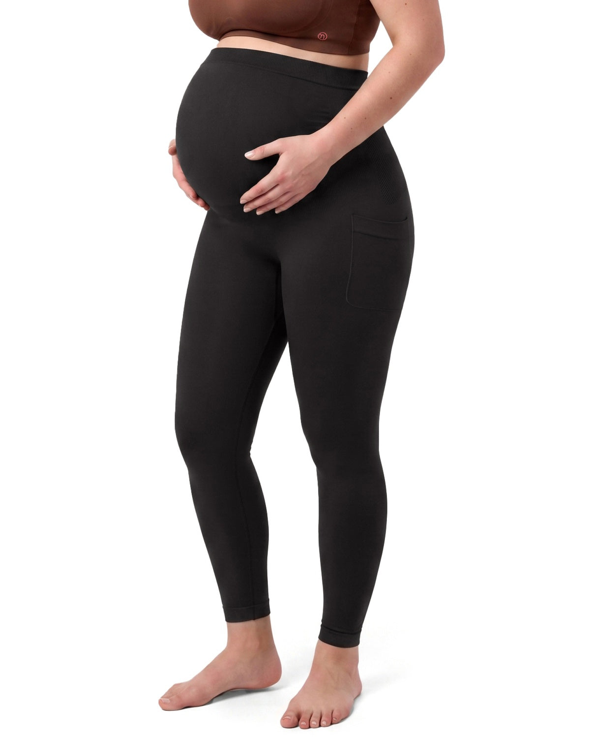 Umstandsleggings über dem Bauch – Umstands-Yogahosen