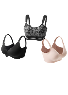 Stillen- und Abpump-BH (3er-Pack)