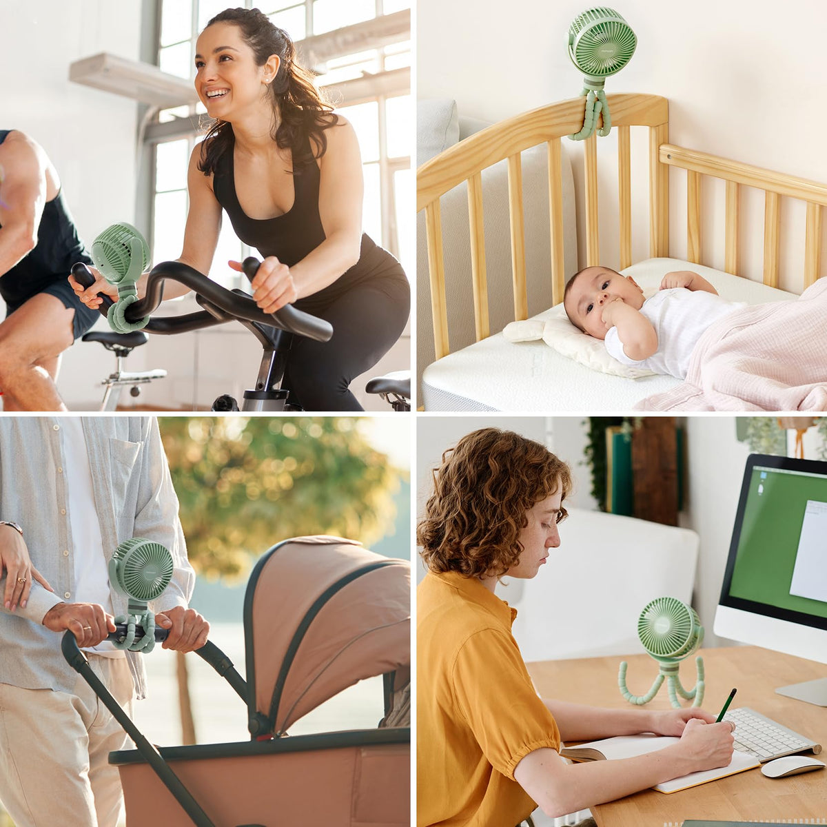 Wiederaufladbarer USB-Handventilator für die Reise