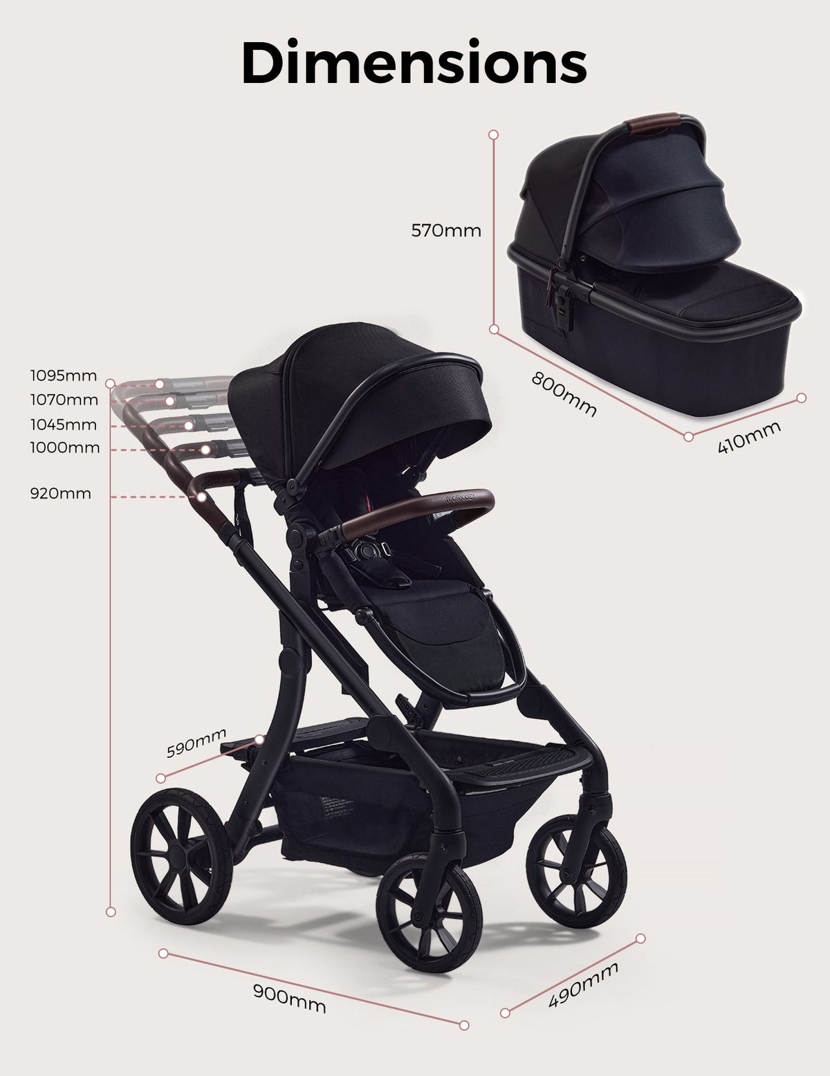 Momcozy ChangeGo Kinderwagen