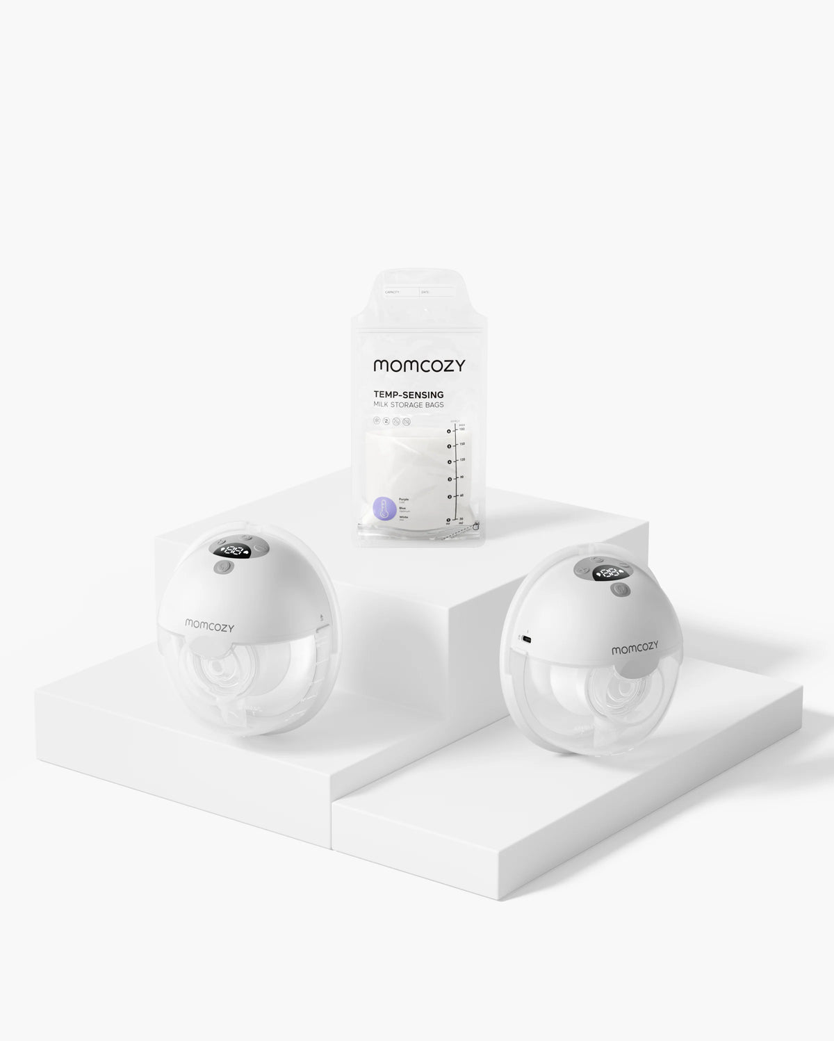 M5 Smart tragbare Milchpumpe + 120 Muttermilchbeutel