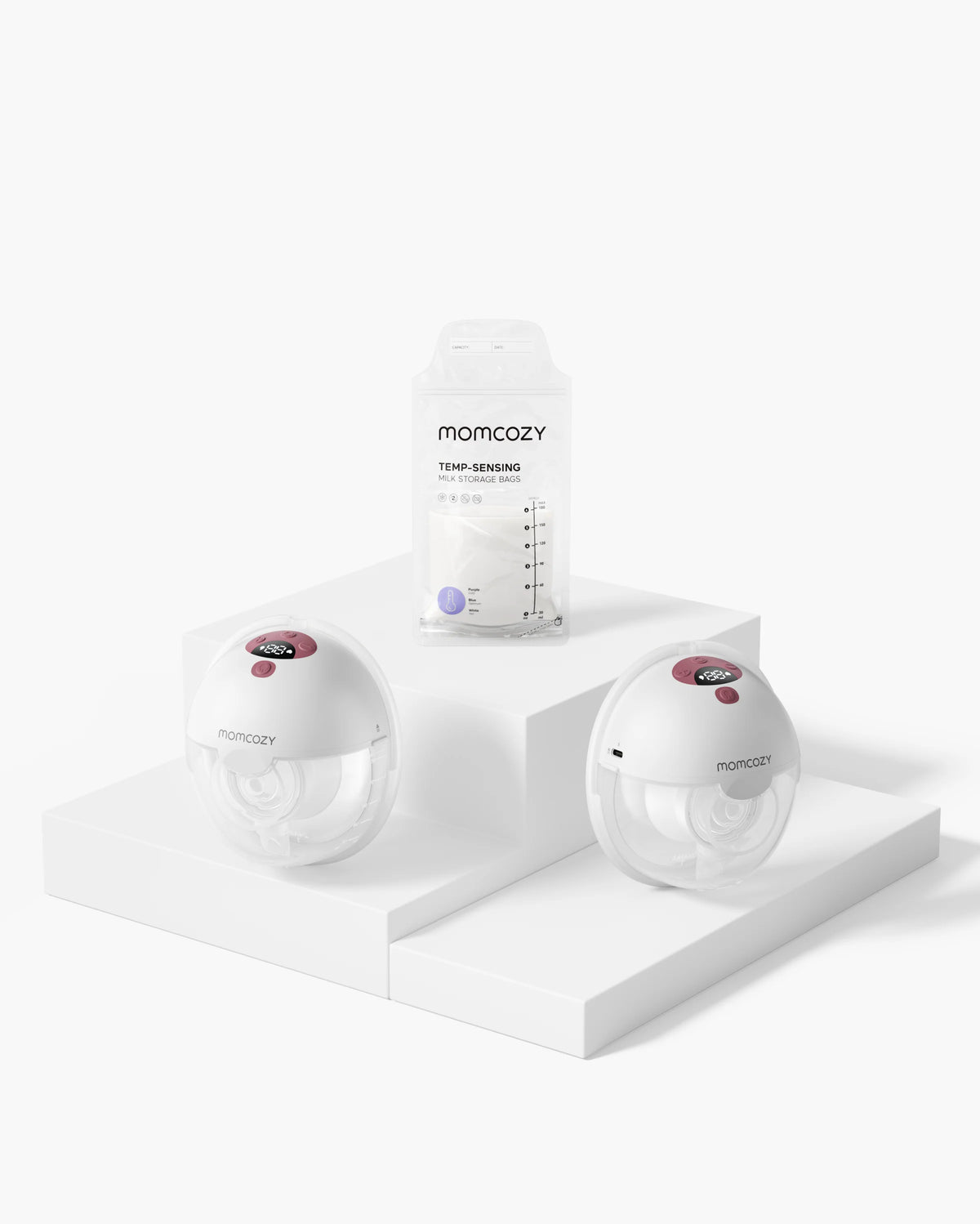 M5 Smart tragbare Milchpumpe + 120 Muttermilchbeutel