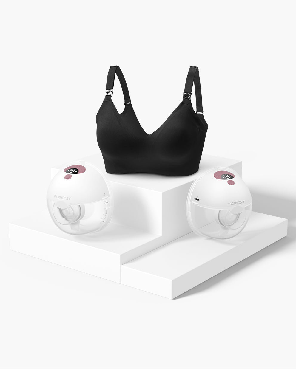 M5 Smart BH Bundle: Zwei M5 Smart kabellose, freihändige Milchpumpe und Omni BH(YN21)