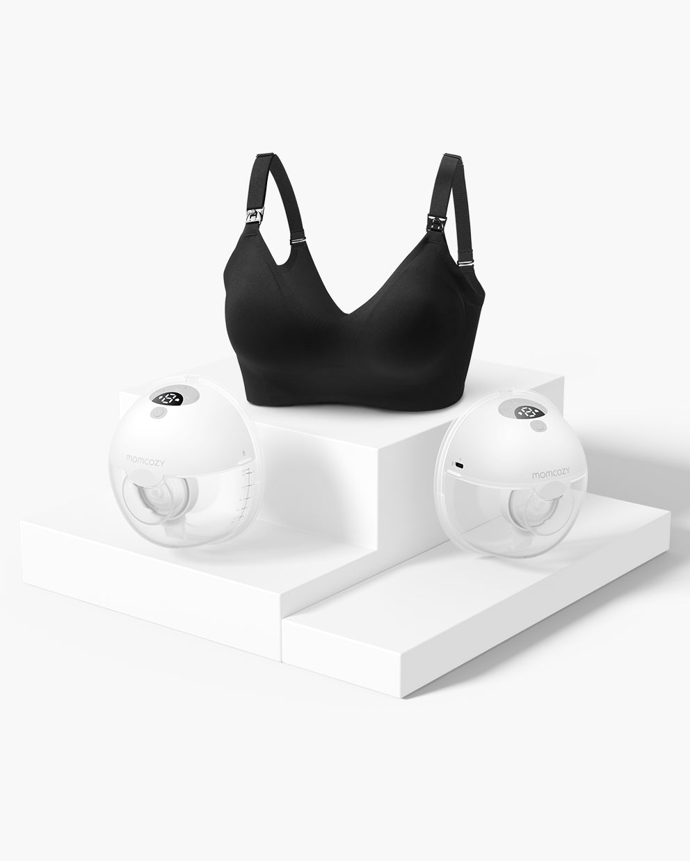 M5 Smart BH Bundle: Zwei M5 Smart kabellose, freihändige Milchpumpe und Omni BH(YN21)