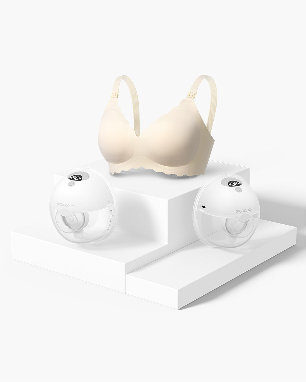 M5 Smart BH Bundle: Zwei M5 Smart kabellose, freihändige Milchpumpen und Jelly Strip BH(YN46)