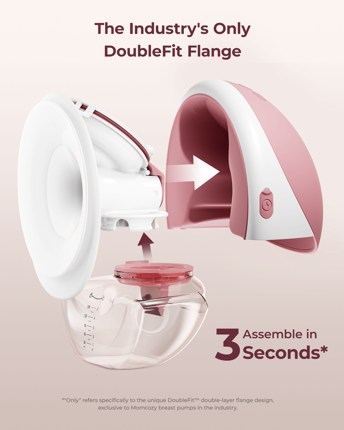 Momcozy Mobile Flow™ Freihändige Milchpumpe | M9