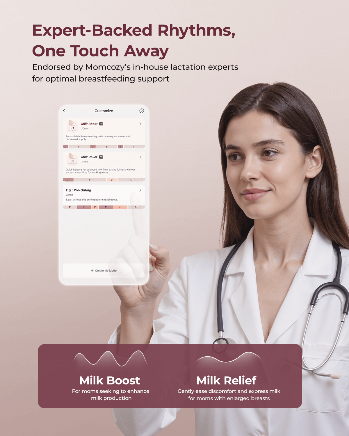 Momcozy Mobile Flow™ Freihändige Milchpumpe | M9