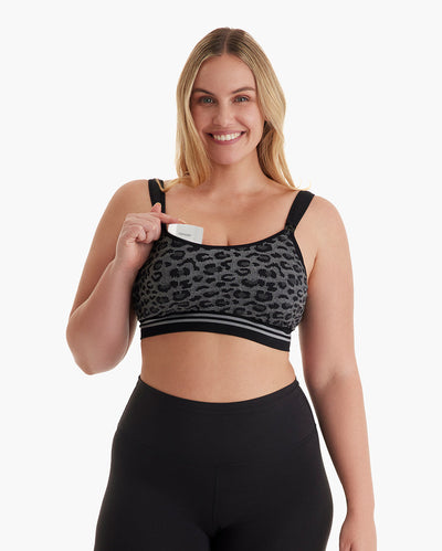 DEX 4-in-1 Freihändiger Abpump-BH – Nahtlos & Stretch
