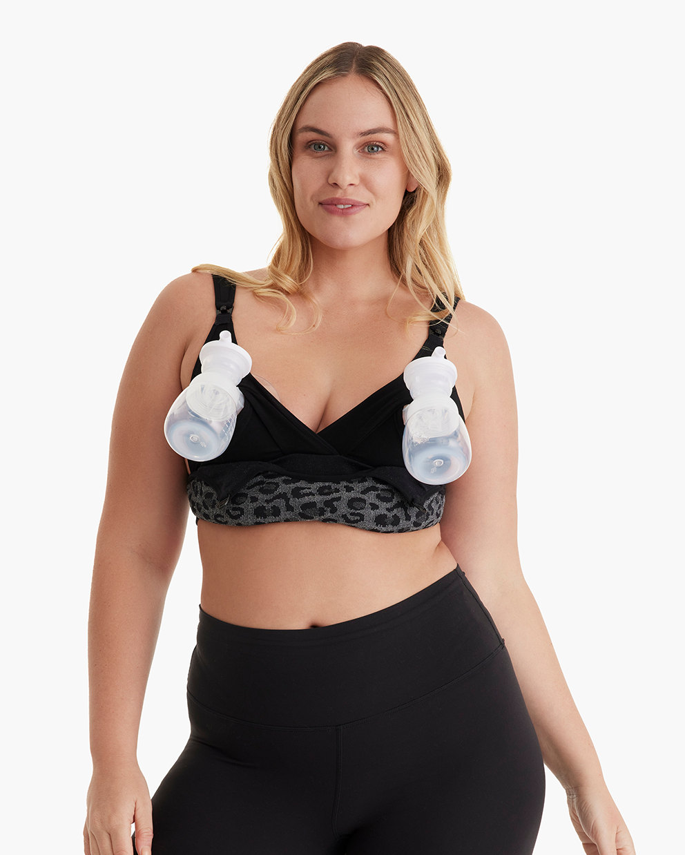 M5 Smart BH Bundle: Zwei M5 Smart kabellose, freihändige Milchpumpe und 4-in-1 Pump-BH (YN12)