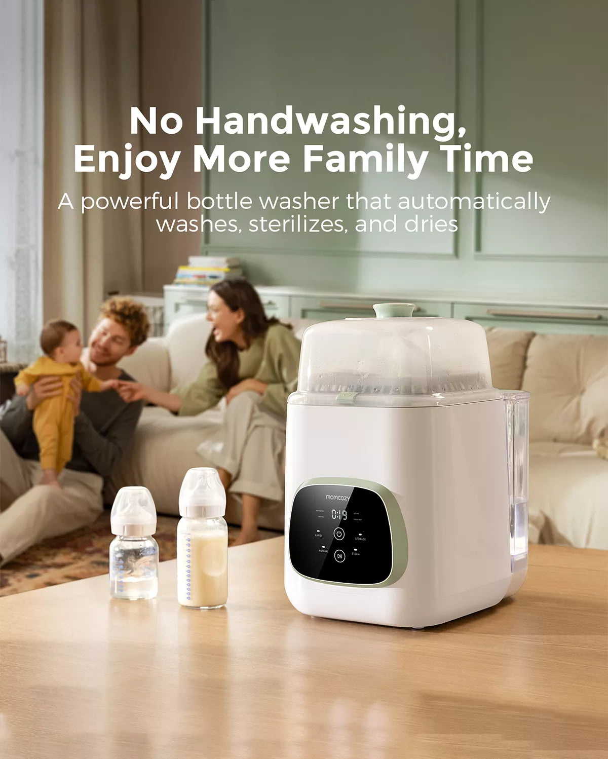 Momcozy KleanPal Pro erspart das Spülen der Babyflaschen von Hand