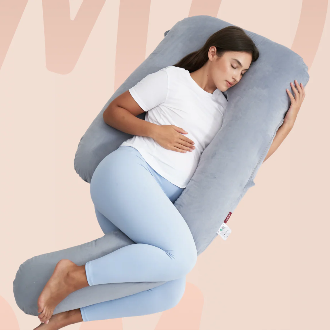 Huggable – U-förmiges Schwangerschaftskissen