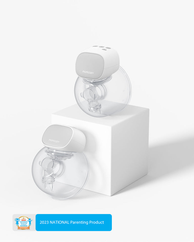 Translation missing: de.S9 Pro Wearable Breast Pumps with award badge showcasing sleek design and functionality