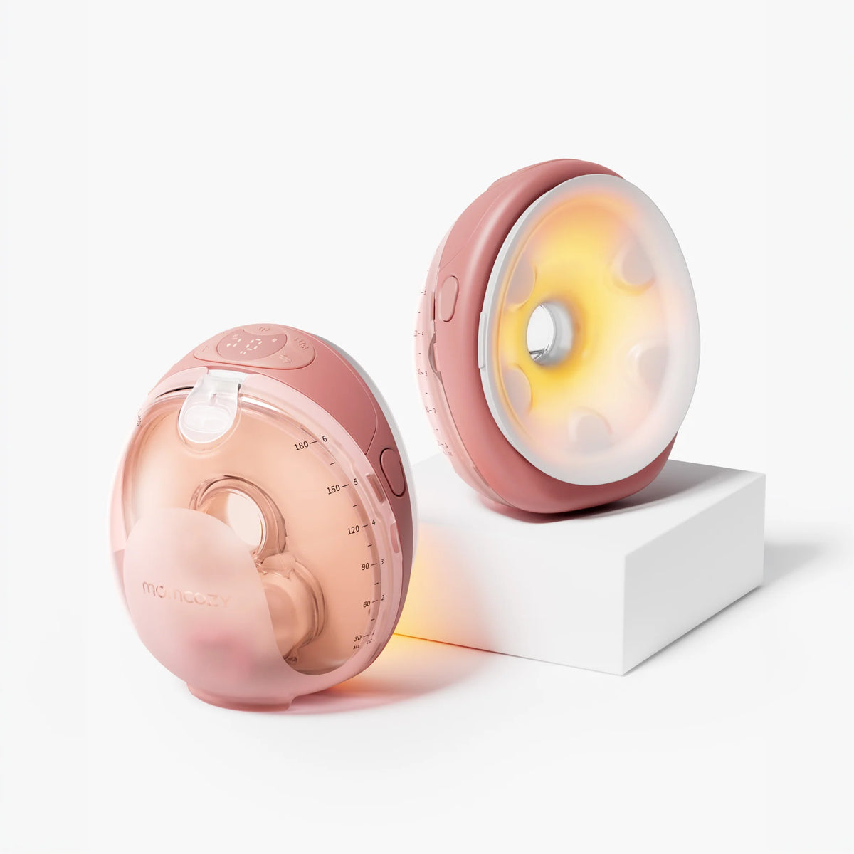 Momcozy Wellness 1 Tragbare Milchpumpe mit Wärmemassage