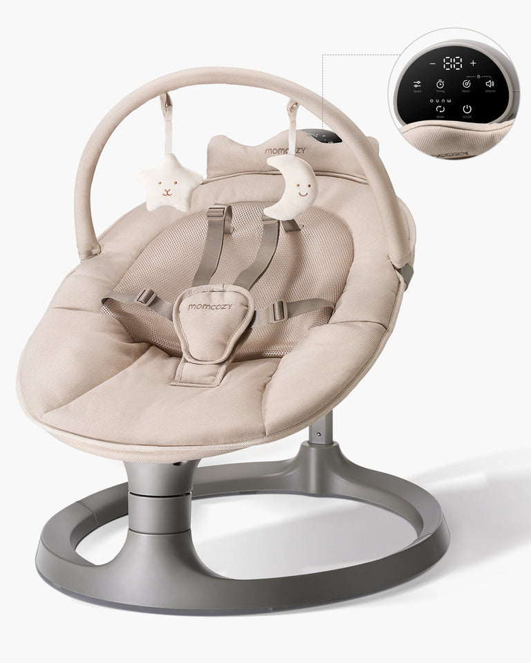 Translation missing: de.Momcozy 2-in-1 elektrische Babyschaukel