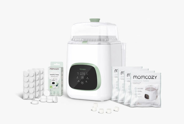 KleanPal Pro Babyflaschenreiniger + 120 Reinigungstabletten und 30 Entkalkungstabletten