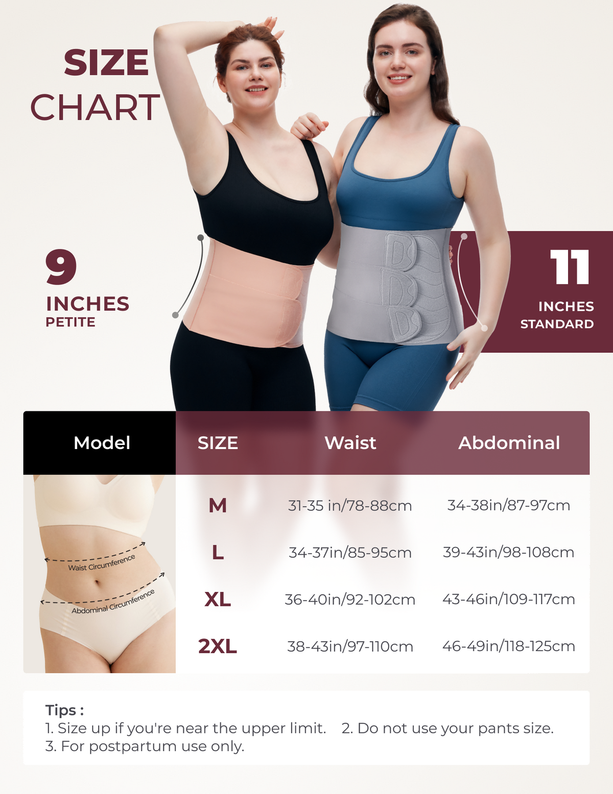Postpartum Erholung Bundle: Ergonest Bauchband und Postpartum Petite Bauchband