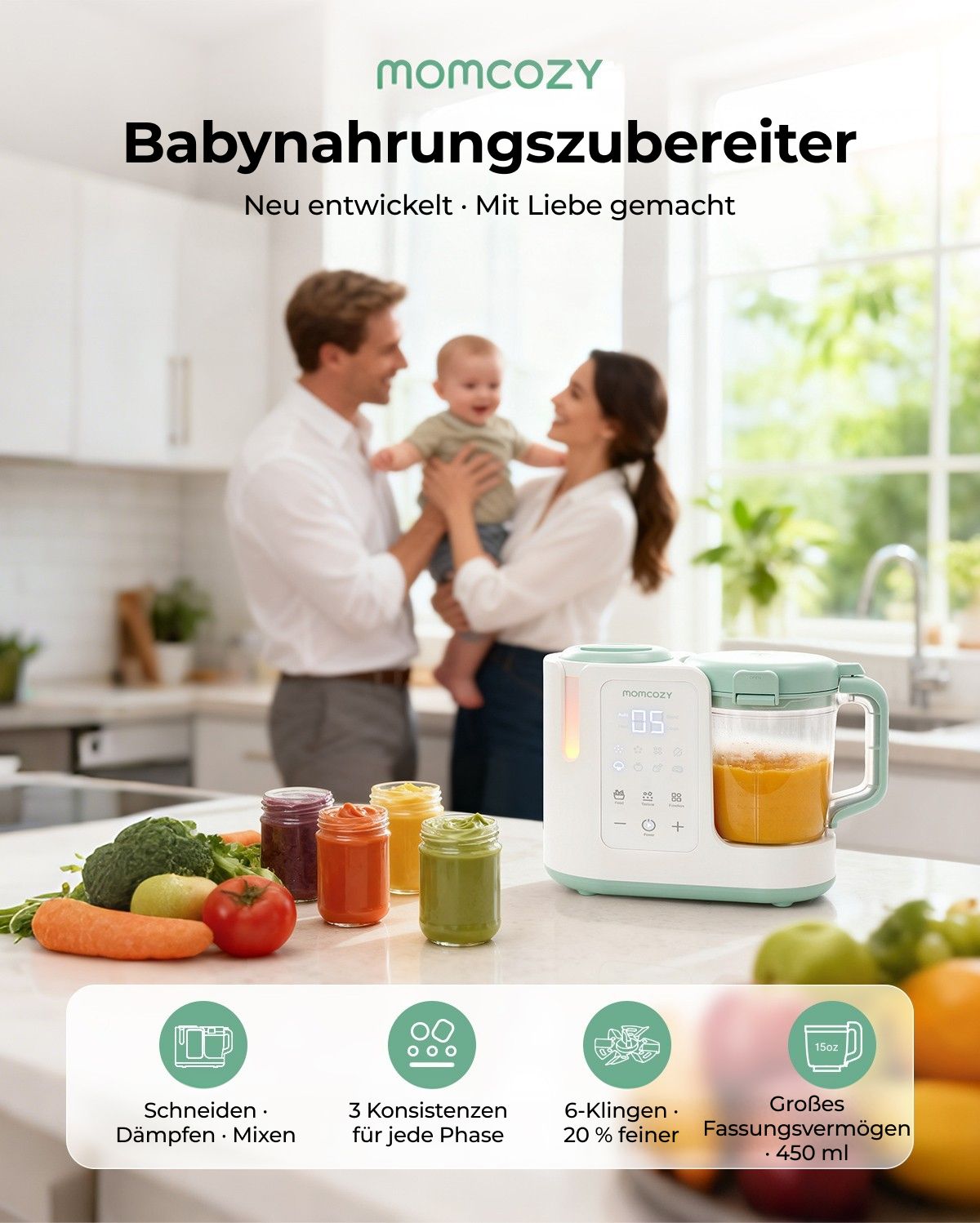 Momcozy AutoMeal Babynahrungszubereiter