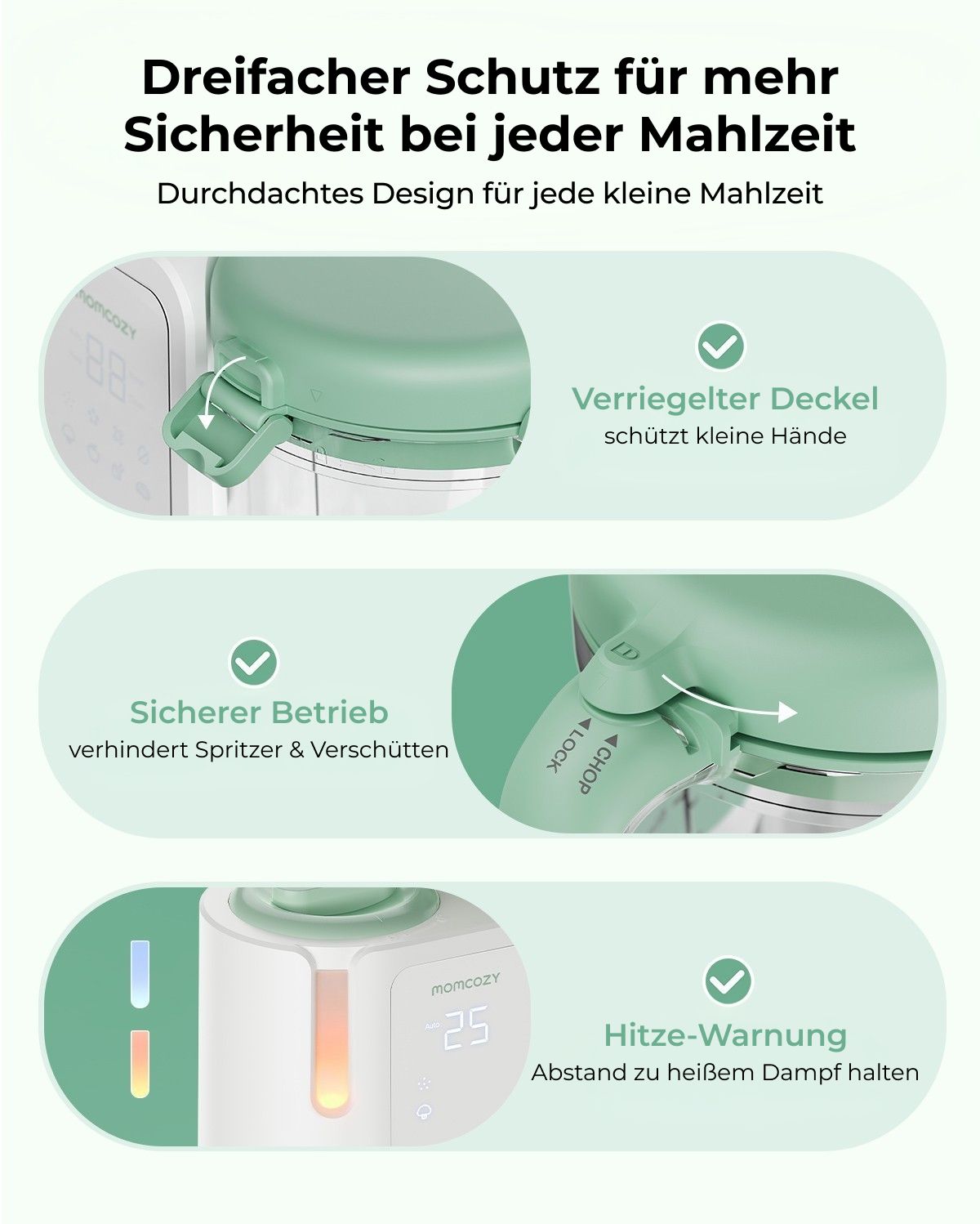 Momcozy AutoMeal Babynahrungszubereiter